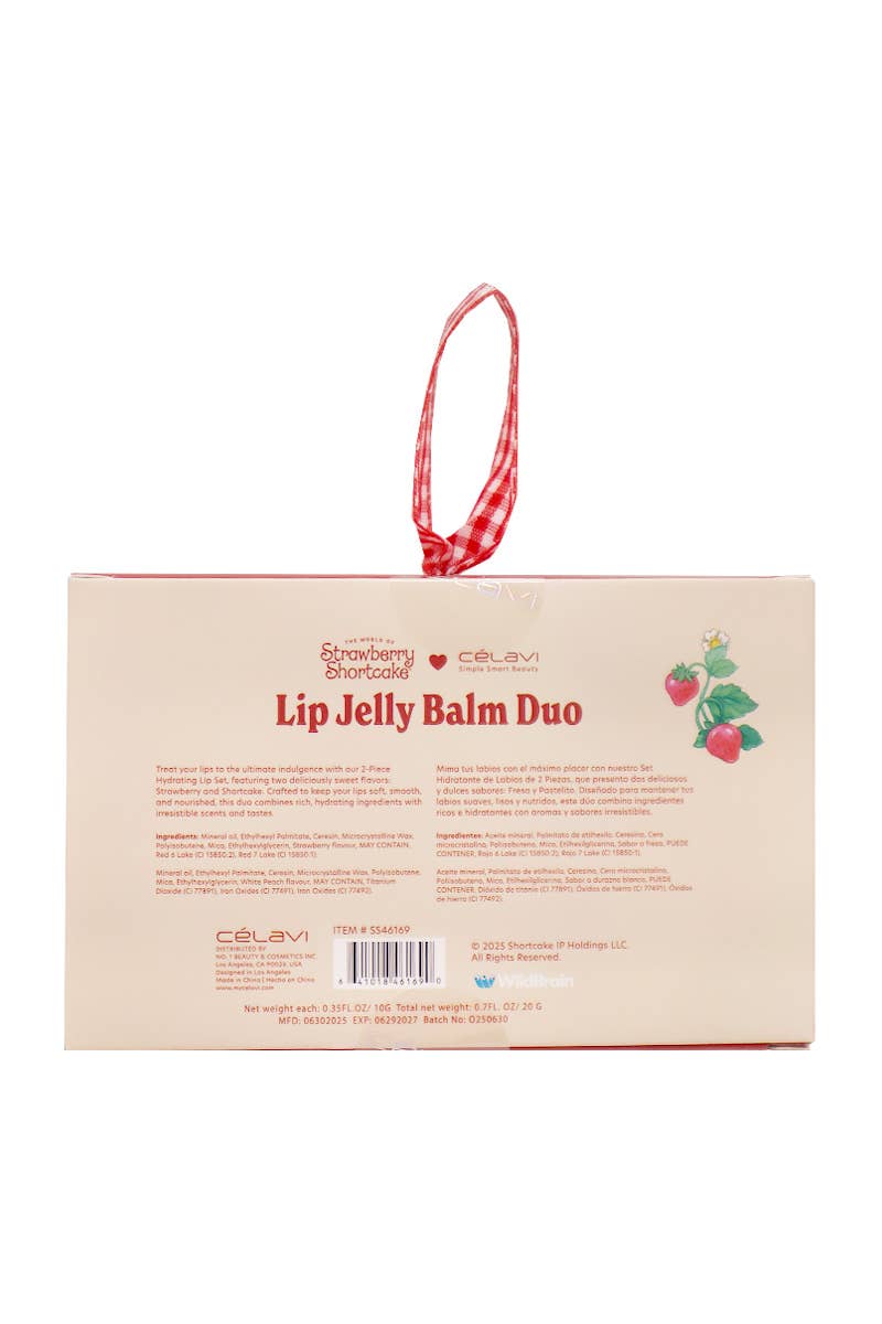 Strawberry Shortcake Lip Jelly Balm Duo