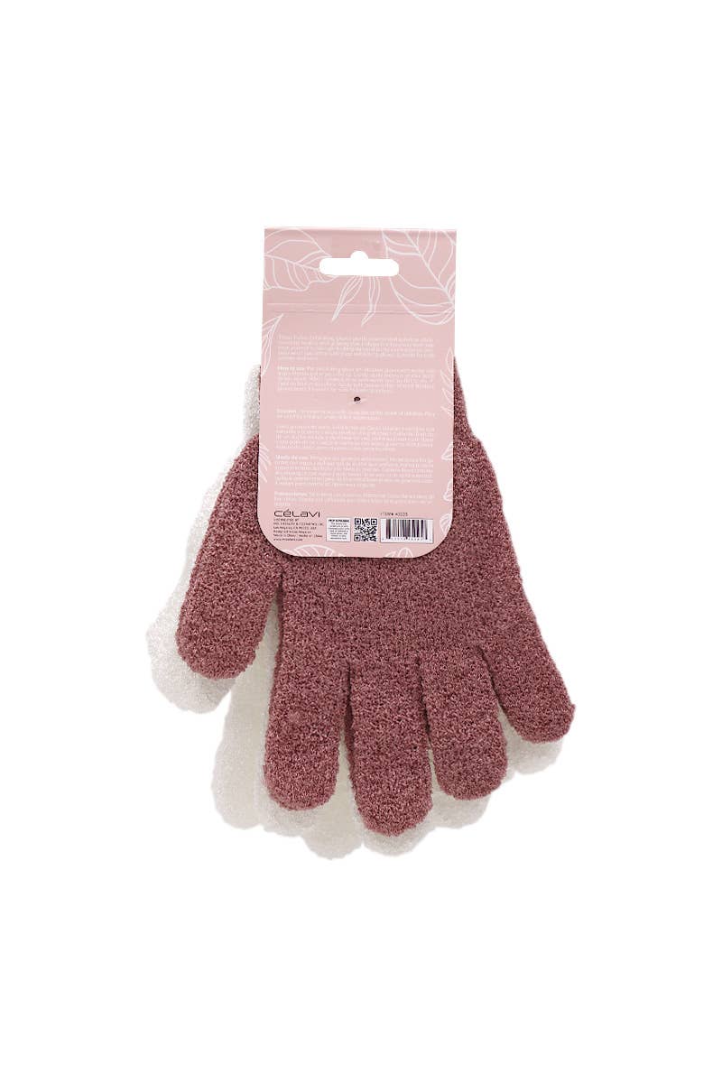 2pc Exfoliating Bath Gloves