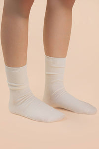Ribbed mock socks: FOREST