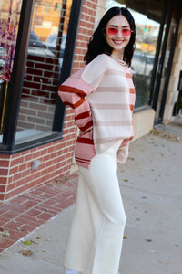 Color Block Sweater + Vanilla