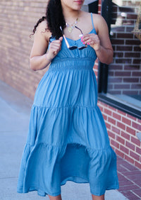 Cora Chambray Midi Dress