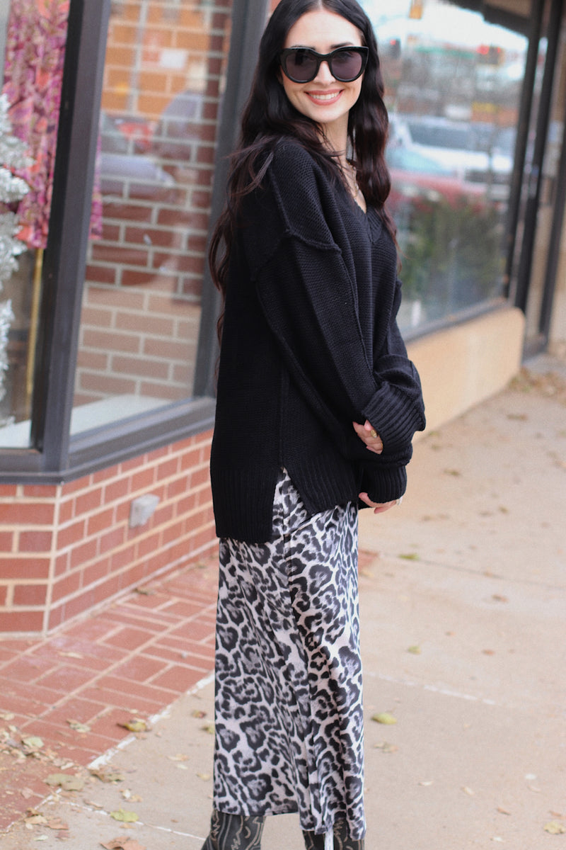 Britt's Fave Midi Skirt + Black Leo