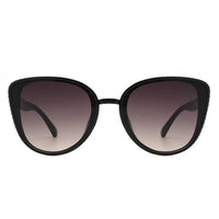 Chic Oversized Cat-Eye Rhinestone Sunglasses