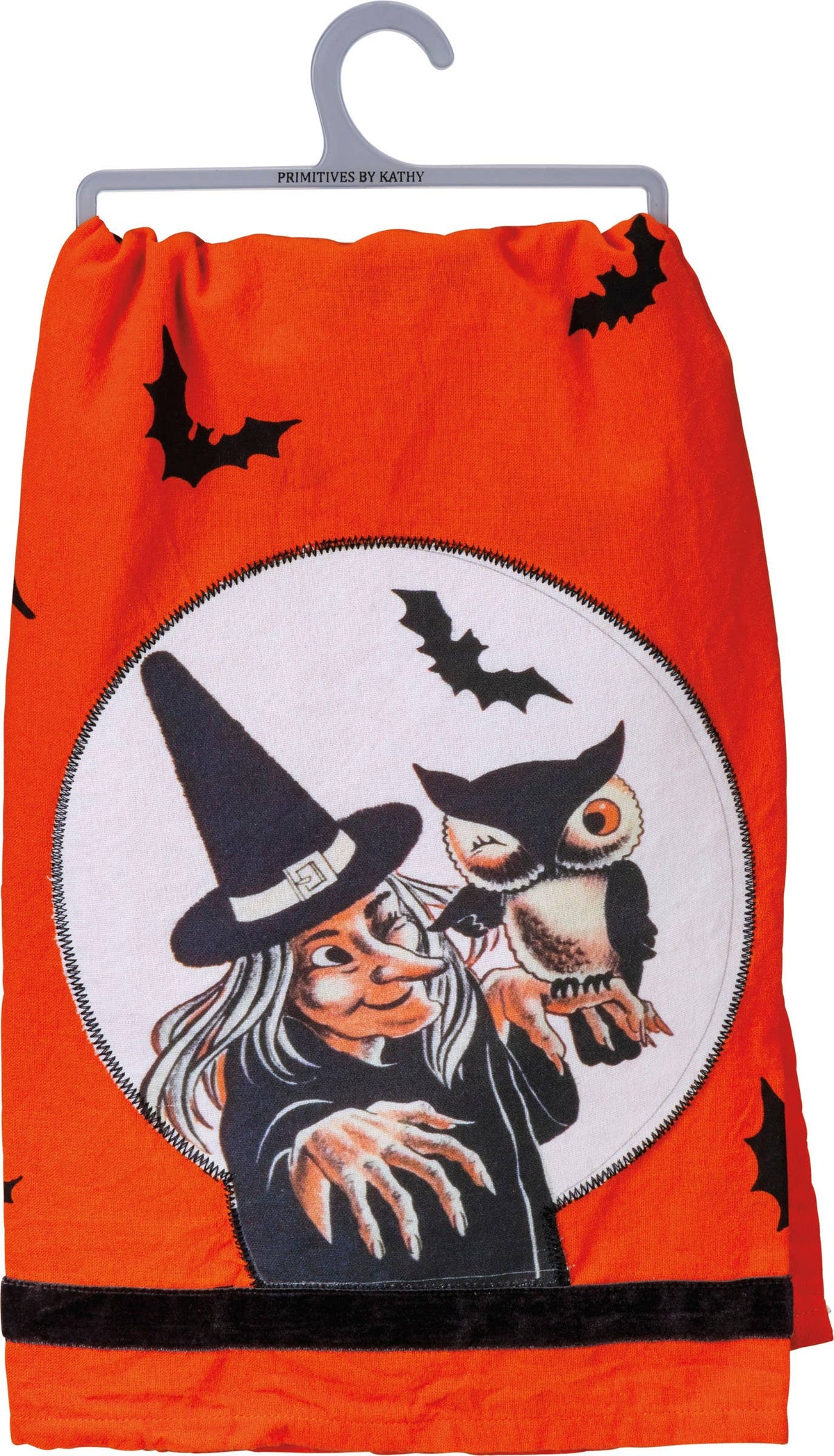 Orange Witch Kitchen Towel