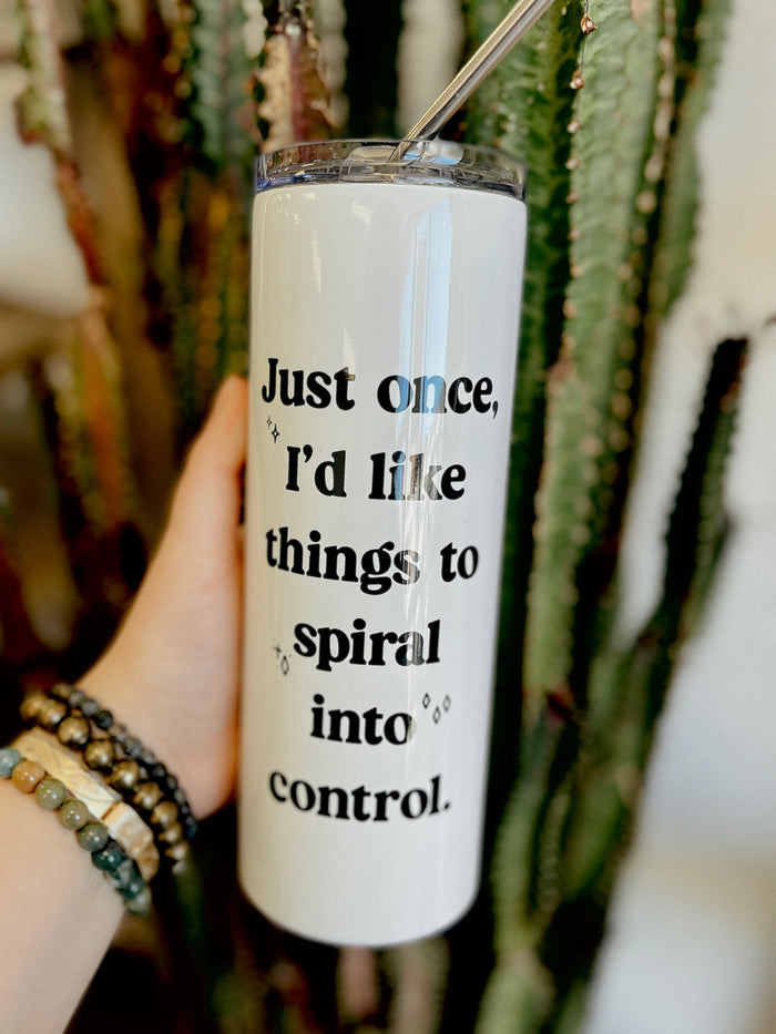 Spiral Into Control 20oz Tumbler