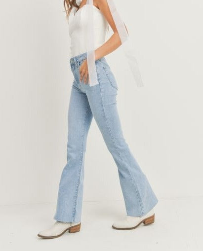 Revolution Light Wash Skinny Flare