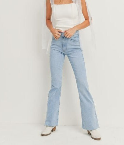 Revolution Light Wash Skinny Flare