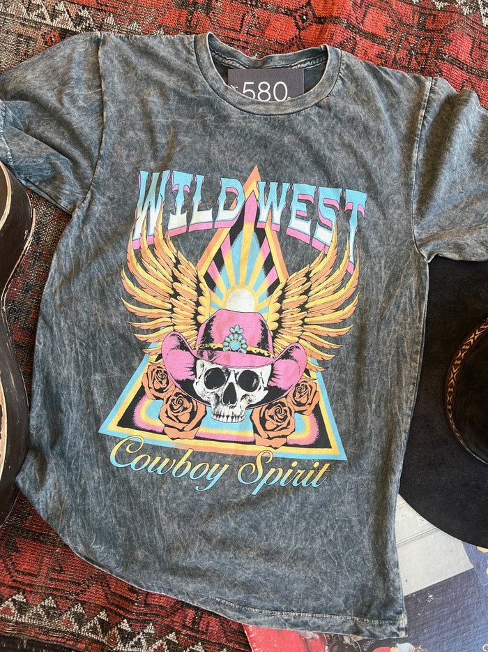 Wild West Cowboy Spirit Graphic Tee