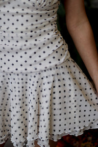 Caroline Polka Dot Mini Dress