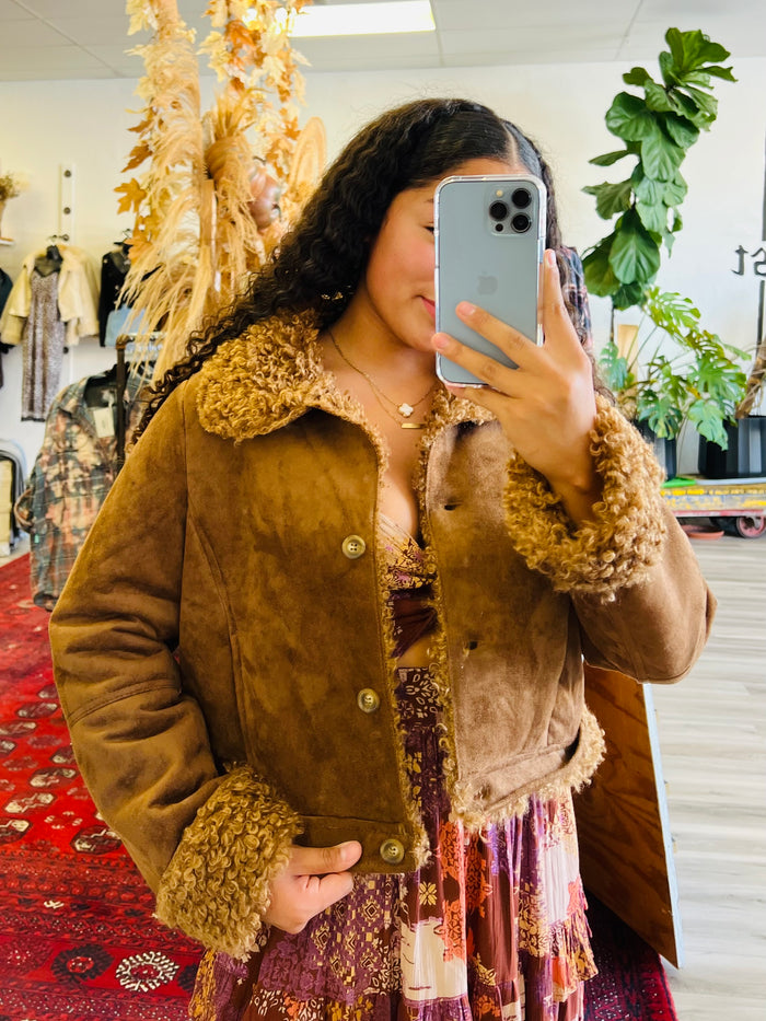 Penny Lane 2.0 Faux Fur Coat in Camel