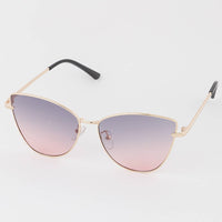 Cateye Metal Frame Sunglasses