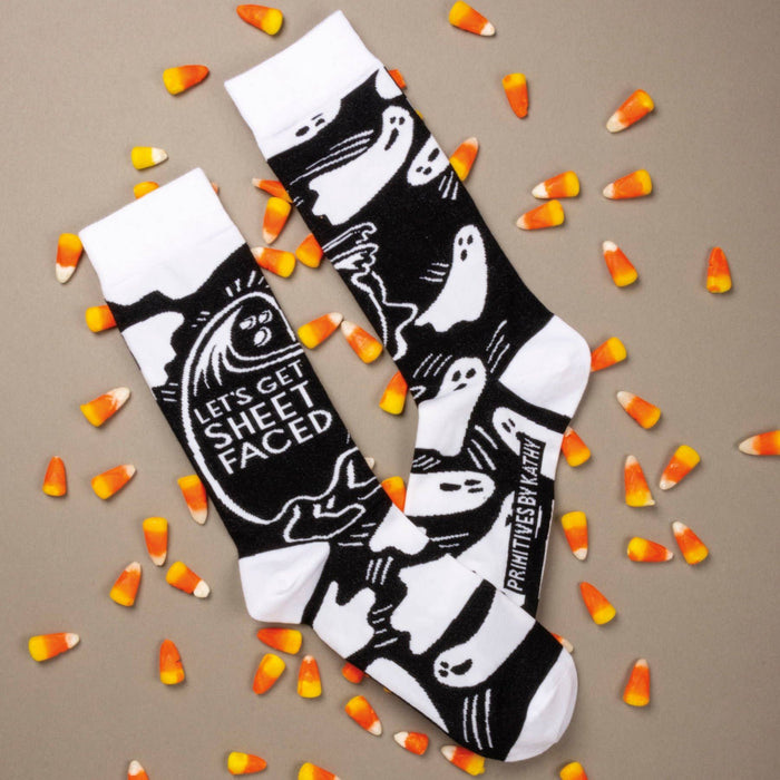 Let's Get Sheet Faced Socks