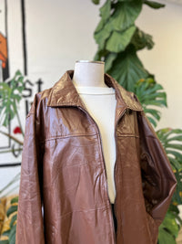 Vault | Brown Leather Jacket XL