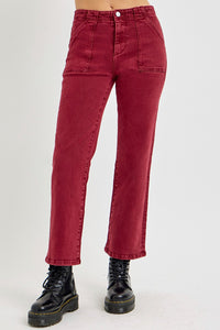 Crimson Pocket Pants