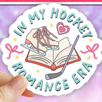 In my hockey romance era sticker 3"