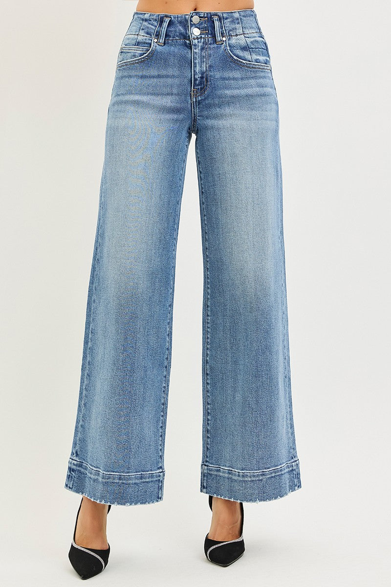 Dreamy Diane Light Wash Wide Leg Jeans