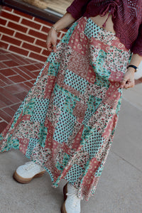 Bradyn Patchwork Skirt