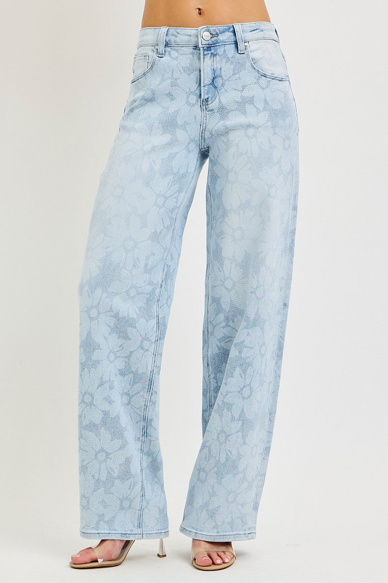 All A Daze Floral Jeans