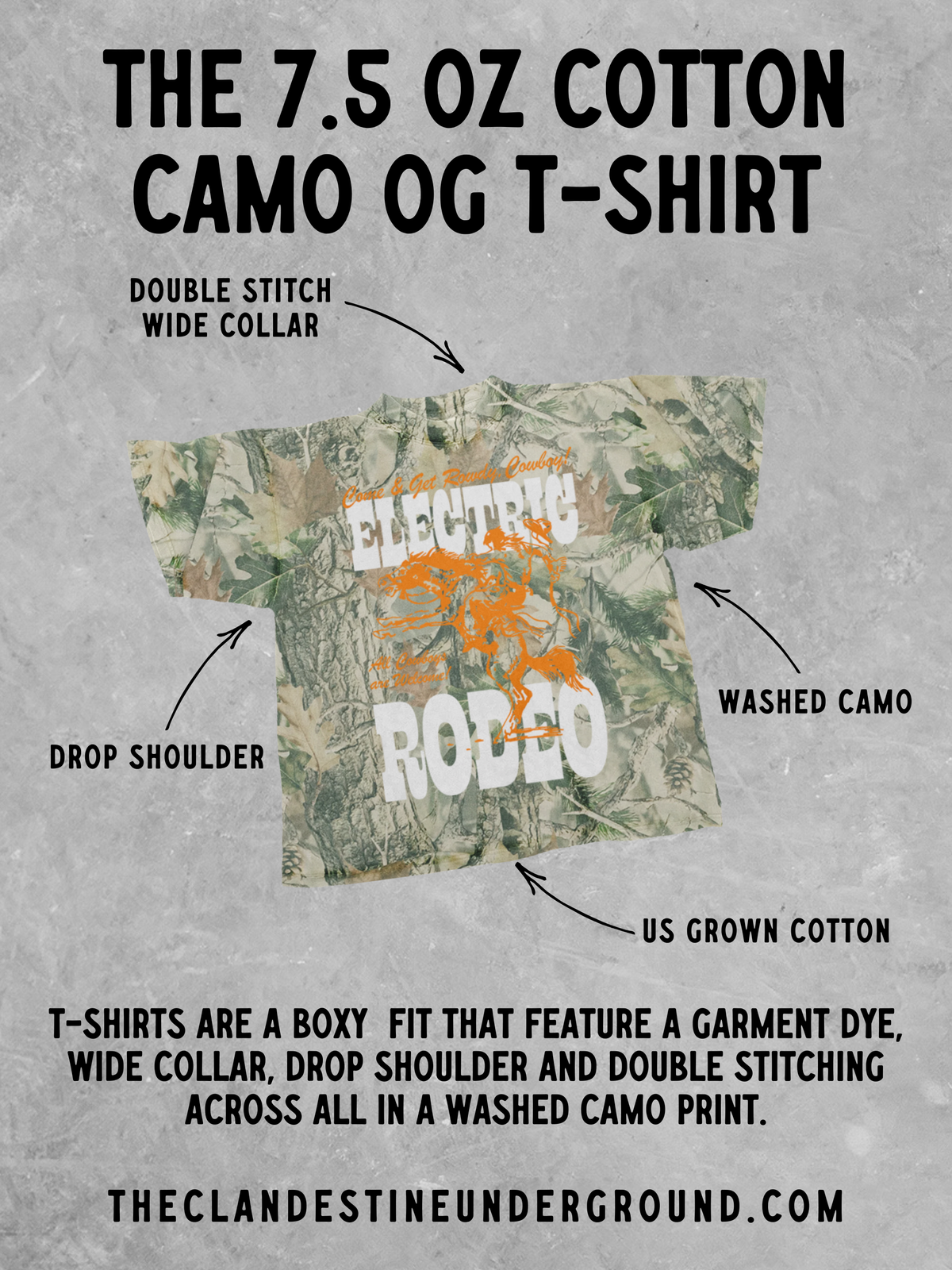 Rather Be Fishing Camo Cotton T-Shirt
