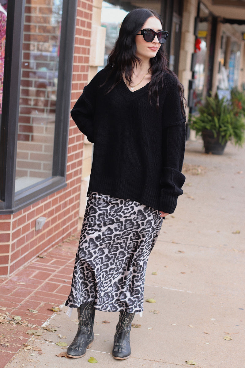 Britt's Fave Midi Skirt + Black Leo