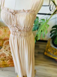 Candle Light Midi Dress + Taupe