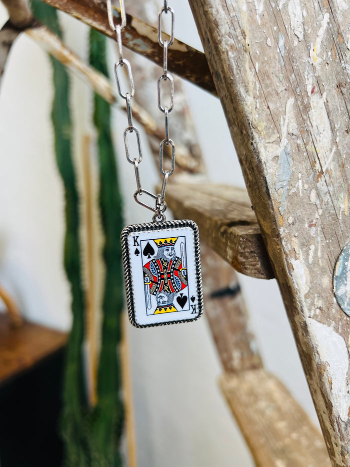 Spade King Necklace