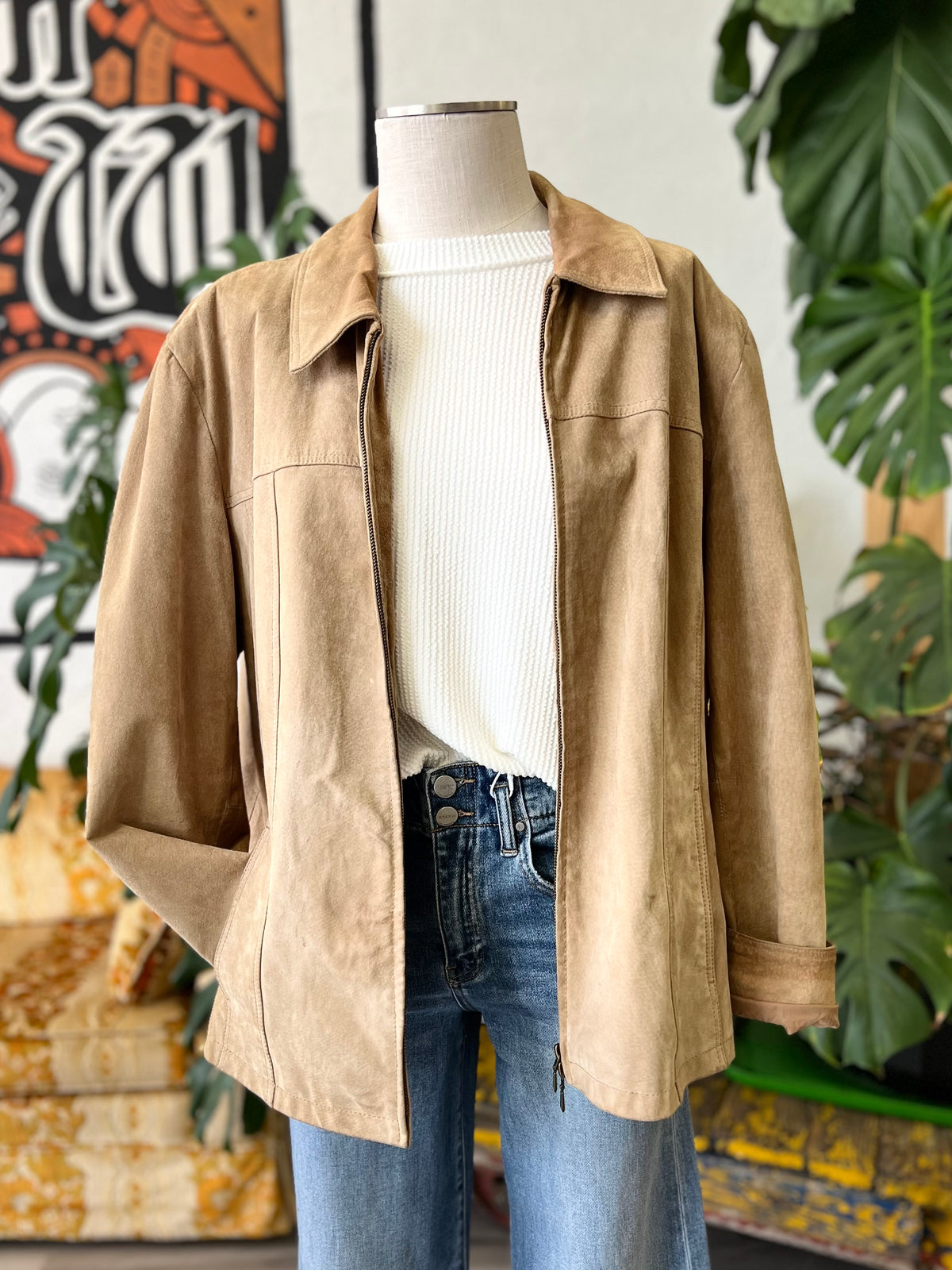 Vault | Coldwater Creek Leather Jacket 3XL