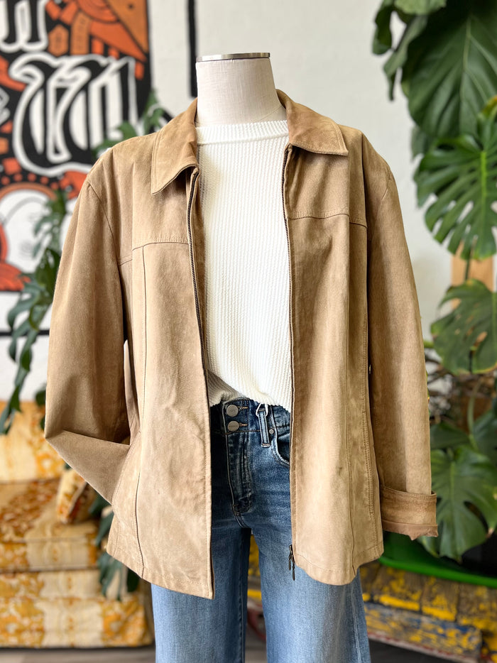 Vault | Coldwater Creek Leather Jacket 3XL