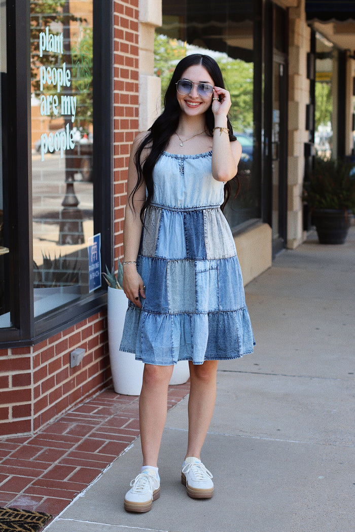 Harmony Denim Mini Dress