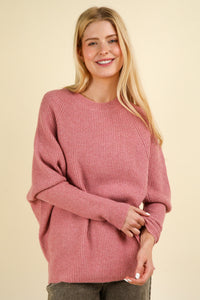 Reece Dolman Sweater + Pink