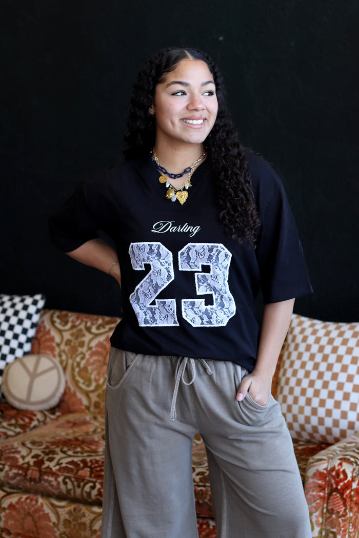 Darling 23 Jersey Style Tee