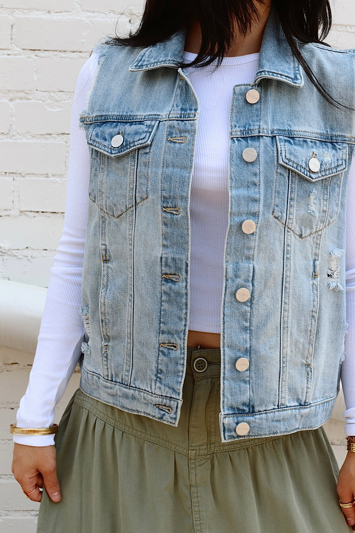 Carsyn Denim Vest