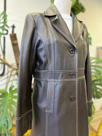 Vault Vintage | Ana Pleather Trench Large