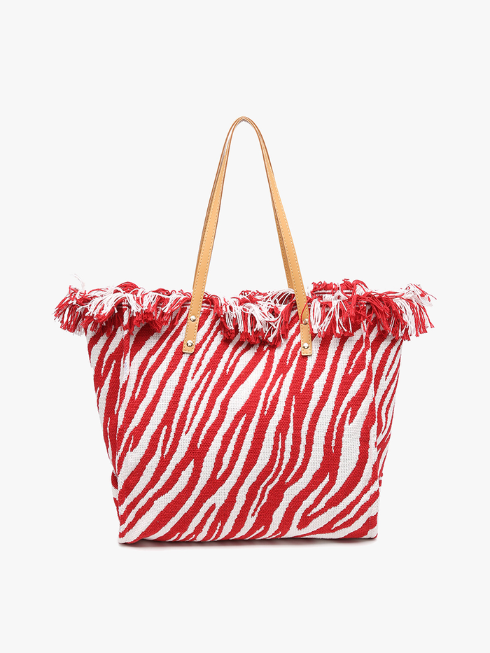Summer*Door*Buster- Madi Tote || Red Zebra