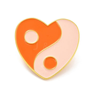Yin Yang Pin + Orange