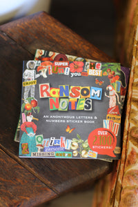 Ransom Notes Sticker Book