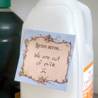 Listen B*tch... Sticky Note Pad