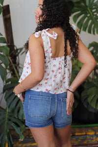 Utility Pocket Denim Shorts