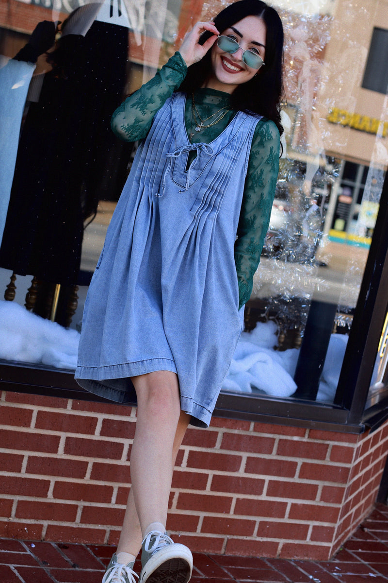 Rylee Denim Mini Dress