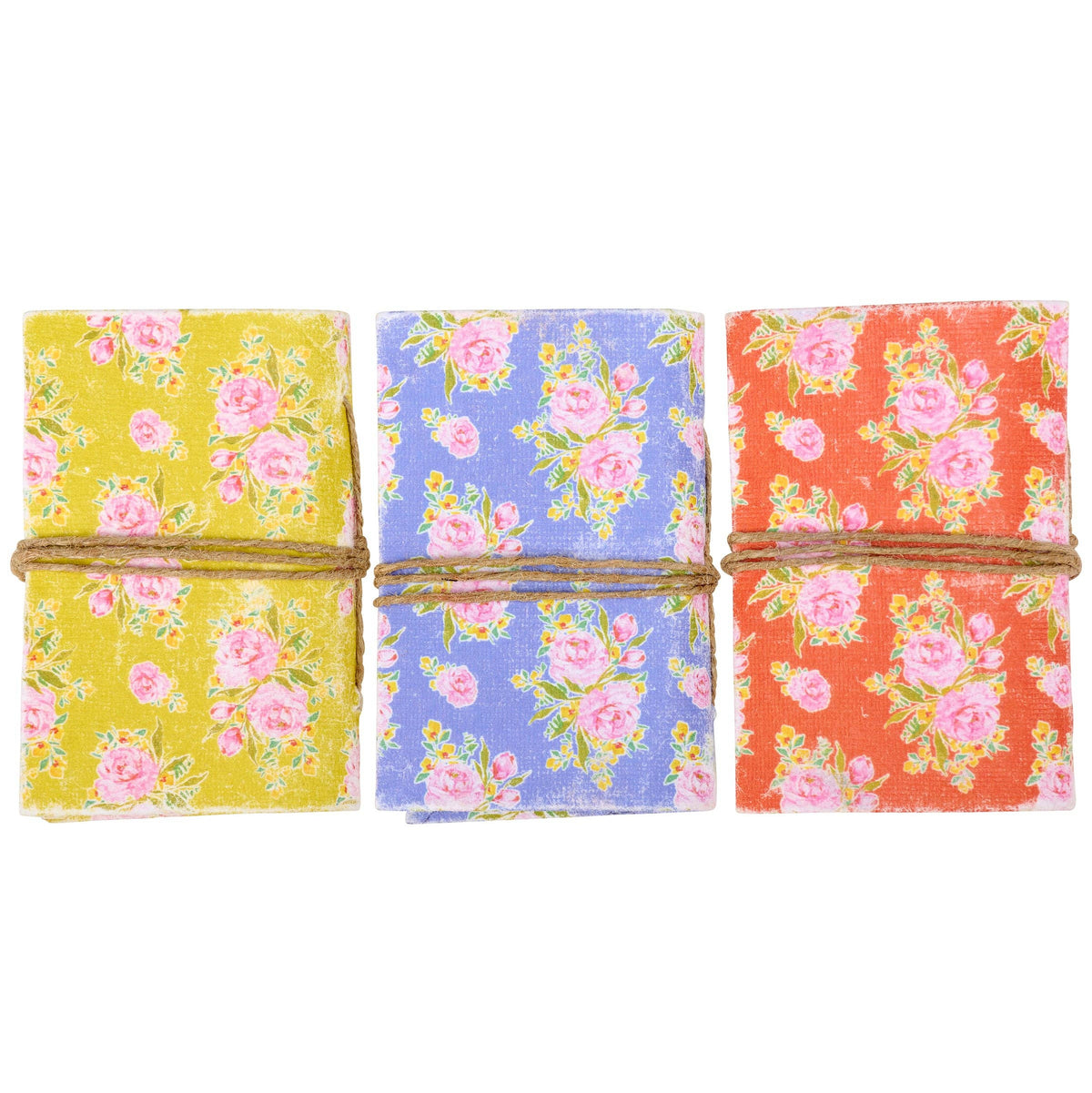 French Floral 3” Mini Notebook Set