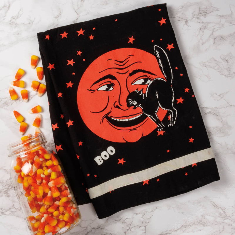 Vintage Boo Moon Kitchen Towel