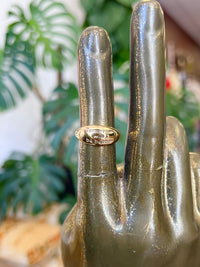 Tomorrow Will Be Better 18K GP Ring