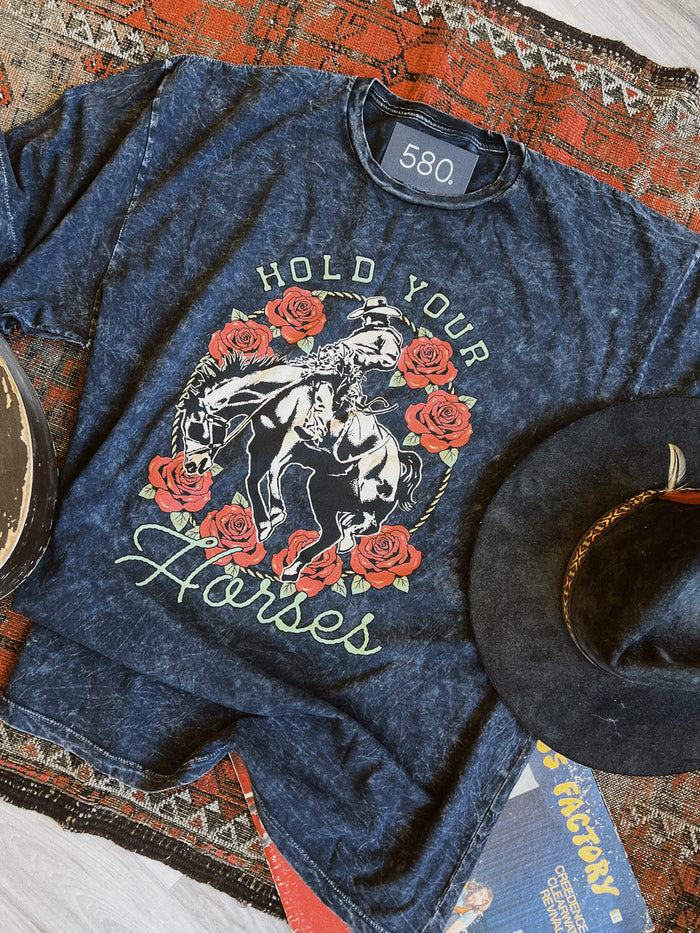 Hold Your Horses Graphic Tee // PLUS