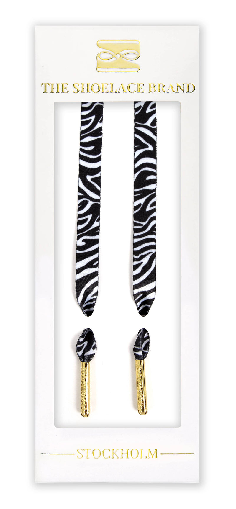 Classic Zebra Shoelaces 39.4in