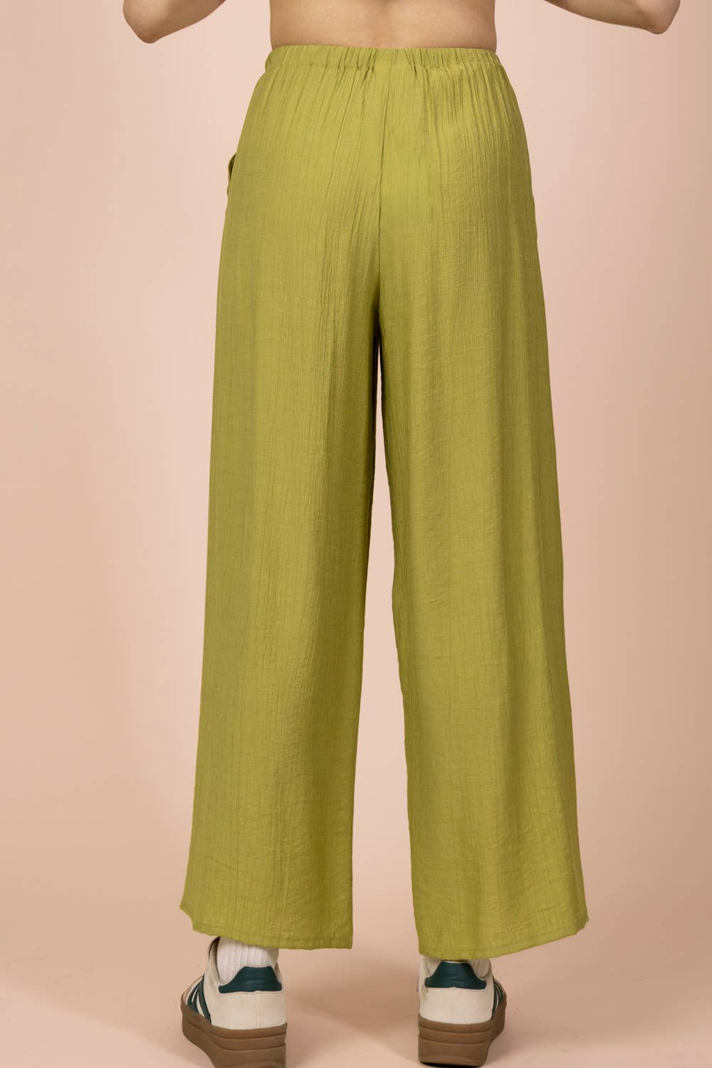 Allie Avocado Linen Pants
