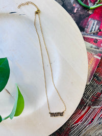 18K Gold Plated Mama Necklace