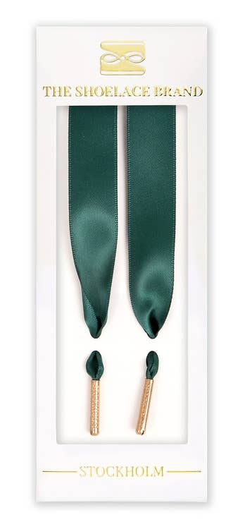 Emerald Silk Shoelaces 47.2in