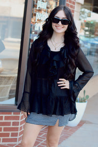 Tani Tunic Top + Black