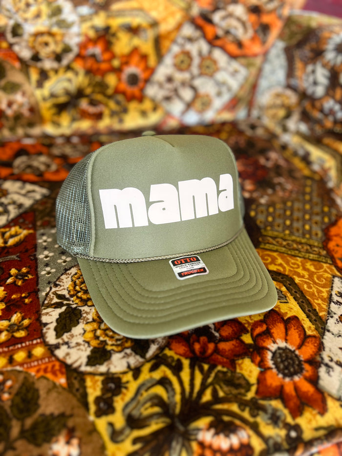 580 Trucker Hat + Bold Mama Olive