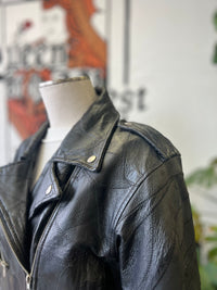 Vault | Leather Biker Jacket Large